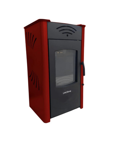 CALD. INTERIOR A LEÑA UNICLIMA ETNA BOILER 24 ROJA