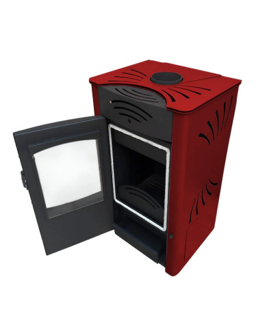 CALD. INTERIOR A LEÑA UNICLIMA ETNA BOILER 24 ROJA