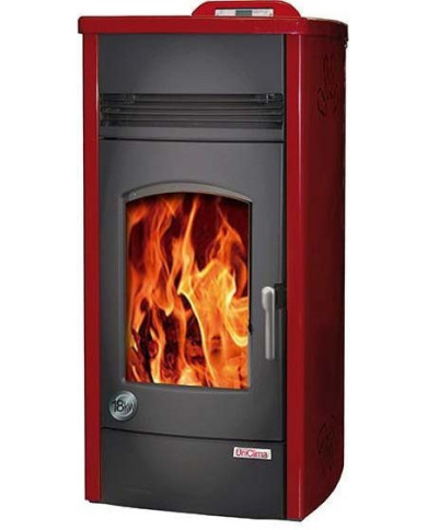 CALDERA INTERIOR A PELLET UNICLIMA SOFIA 18 KW ROJA CALDERA INTERIOR A PELLET UNICLIMA SOFIA 18 KW ROJA