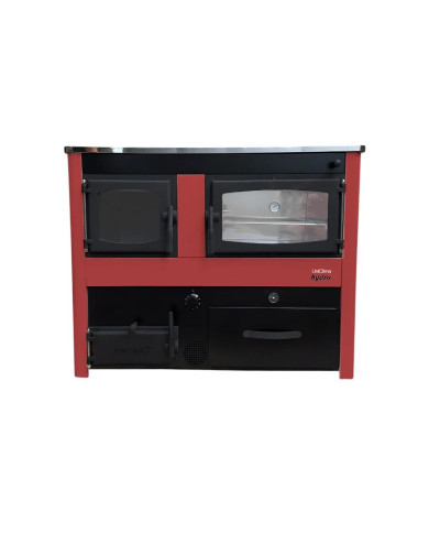 COCINA A LEÑA UNICLIMA MARTINA PLUS ROJA