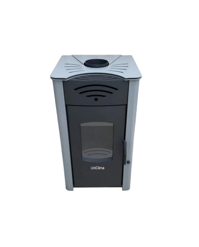 CALD. INTERIOR A LEÑA UNICLIMA ETNA BOILER 15 GRIS