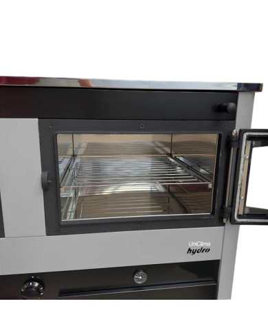 COCINA A LEÑA UNICLIMA MARTINA PLUS GRIS