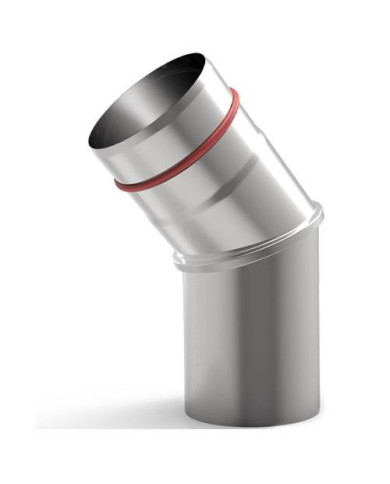 CODO 135° (45°) PELLET A.INOX. 80MM AMESTI