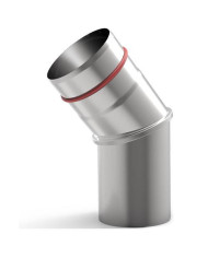CODO 135° (45°) PELLET A.INOX. 80MM AMESTI