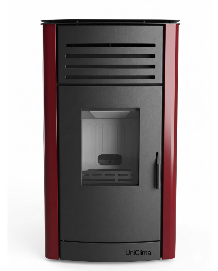 CALD. PELLET UNICLIMA ALPINA 20KW. IN. ROJA