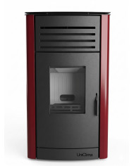 CALD. PELLET UNICLIMA ALPINA 20KW. IN. ROJA