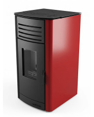 CALD. PELLET UNICLIMA ALPINA 20KW. IN. ROJA