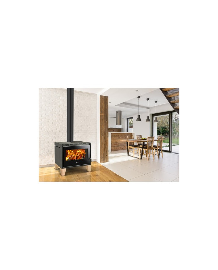 CALEFACTOR A LEÑA AMESTI/PALLADIO WOODEN FREE NEGR