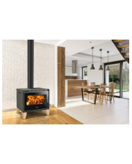 CALEFACTOR A LEÑA AMESTI/PALLADIO WOODEN FREE NEGR
