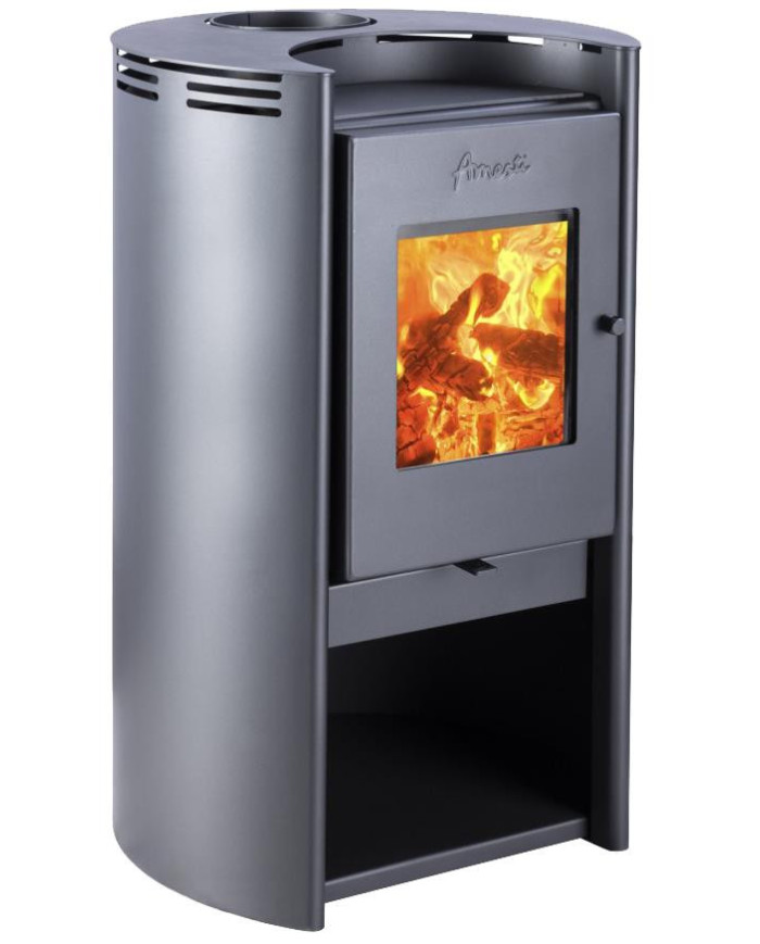 CALEFACTOR A LEÑA AMESTI/RONDO 490 NEGRO