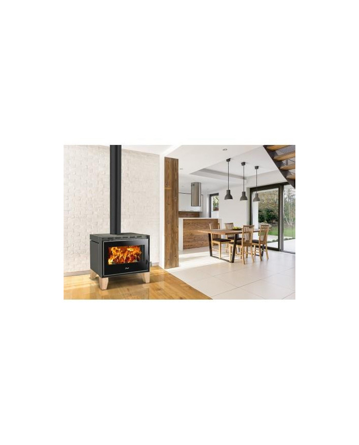 CALEFACTOR A LEÑA AMESTI/PALLADIO WOODEN FREE NEGR