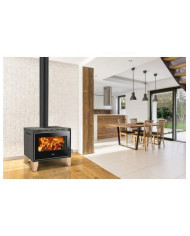 CALEFACTOR A LEÑA AMESTI/PALLADIO WOODEN FREE NEGR