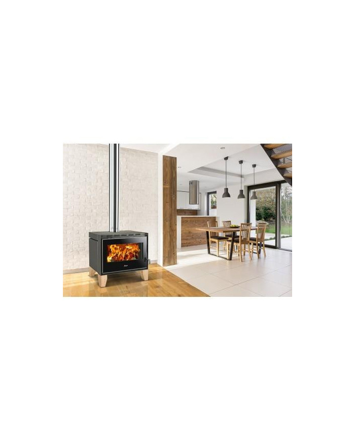 CALEFACTOR A LEÑA AMESTI/PALLADIO WOODEN FREE NEGR