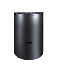 CALEFACTOR A LEÑA AMESTI/RONDO 440 5" NEGRO