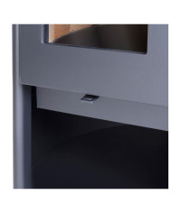 CALEFACTOR A LEÑA AMESTI/RONDO 440 5" NEGRO