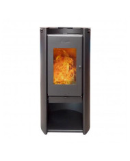 CALEFACTOR A LEÑA AMESTI/RONDO 450 DESIGN NEGRO