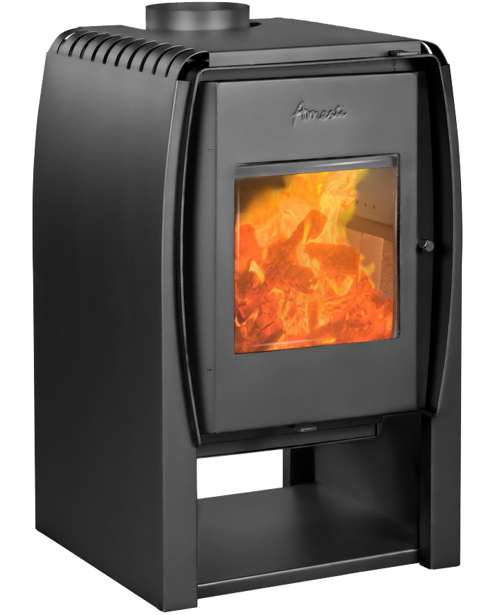 CALEFACTOR A LEÑA AMESTI/NORDIC 450 NEGRO