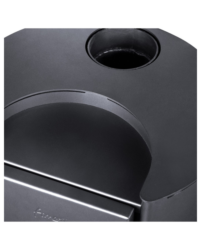 CALEFACTOR A LEÑA AMESTI/RONDO 440 5" NEGRO