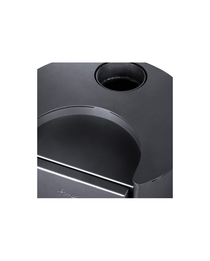 CALEFACTOR A LEÑA AMESTI/RONDO 450 DESIGN NEGRO