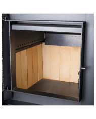 CALEFACTOR A LEÑA AMESTI/NORDIC 450 NEGRO