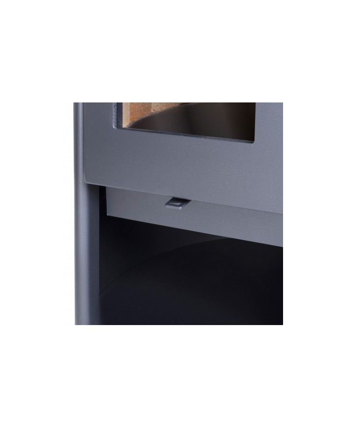 CALEFACTOR A LEÑA AMESTI/RONDO 450 DESIGN NEGRO