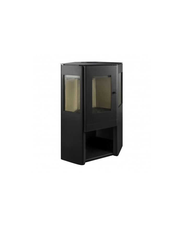 CALEFACTOR A LEÑA AMESTI/CORNER 650 NEGRO