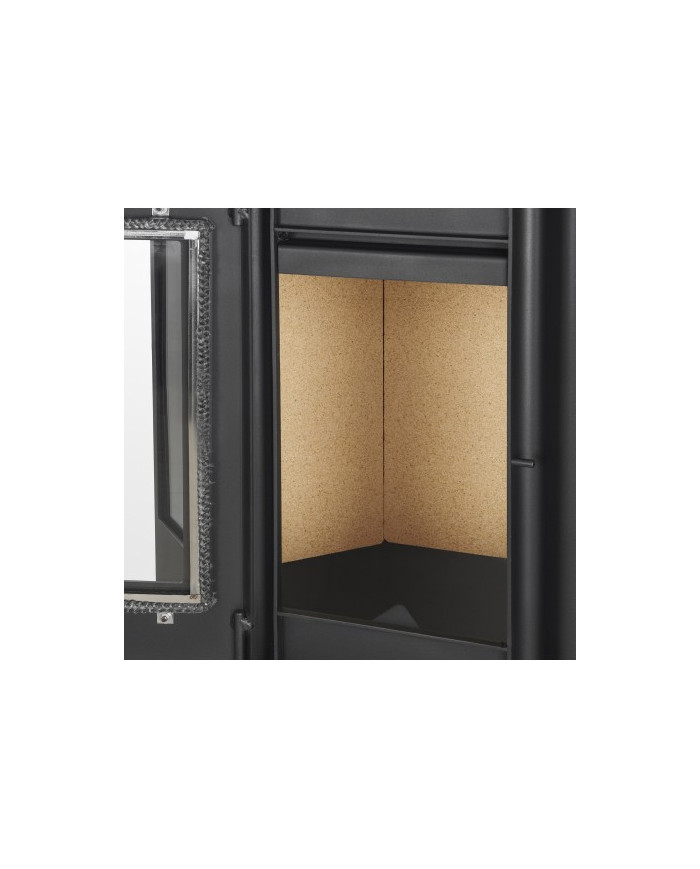 CALEFACTOR A LEÑA AMESTI/CORNER 650 NEGRO