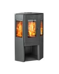 CALEFACTOR A LEÑA AMESTI/CORNER 650 NEGRO