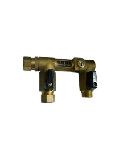 FLUJOMETRO 1/2 HE X 3/4 HI 1 - 3,5 L/MIN
