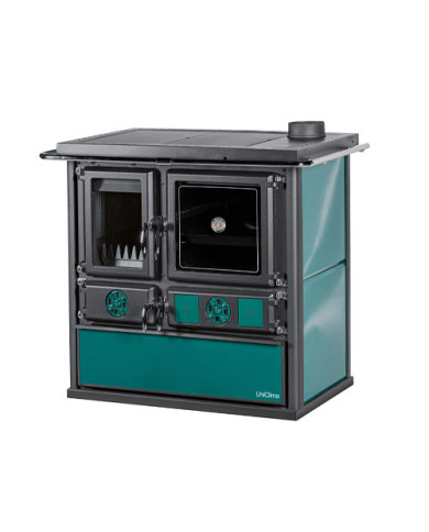 COCINA A LEÑA UNICLIMA VITTORIA VERDE 9KW