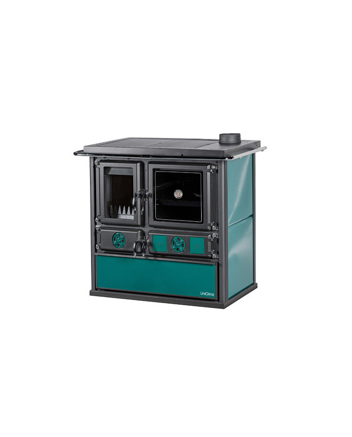 COCINA A LEÑA UNICLIMA VITTORIA VERDE 9KW