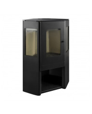 CALEFACTOR A LEÑA AMESTI/CORNER 650 NEGRO