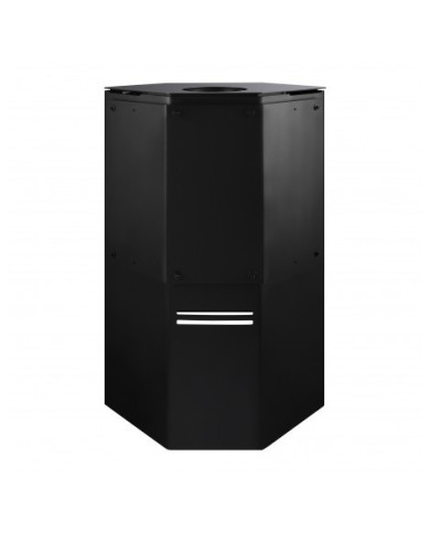 CALEFACTOR A LEÑA AMESTI/CORNER 650 NEGRO