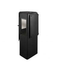 CALEFACTOR A LEÑA AMESTI/CORNER 650 NEGRO
