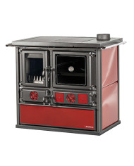 COCINA A LEÑA UNICLIMA VITTORIA ROJA  9KW