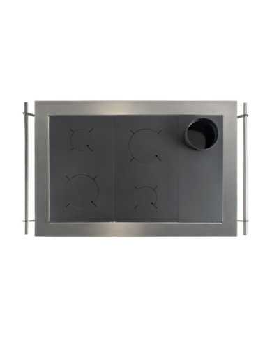COCINA A LEÑA AMESTI/ALLEGRA COMB.LENTA NEGRO