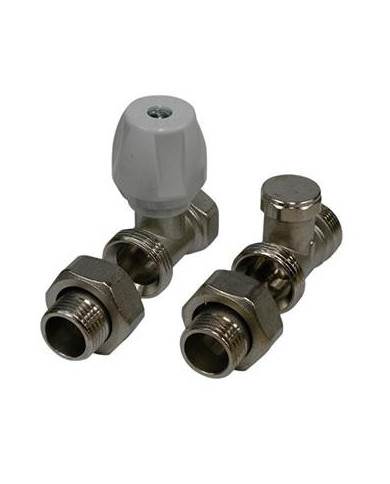 JGO. VALV RECTA + UNION RECTA REGULACION PEX 20 C/ADAPTADORES
