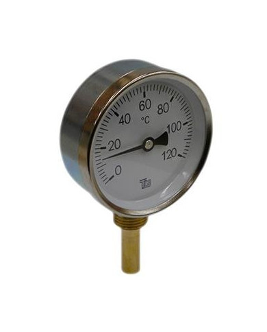 TERMOMETRO INMER RADIAL 0 - 120 ºC D 80 MM, L 100