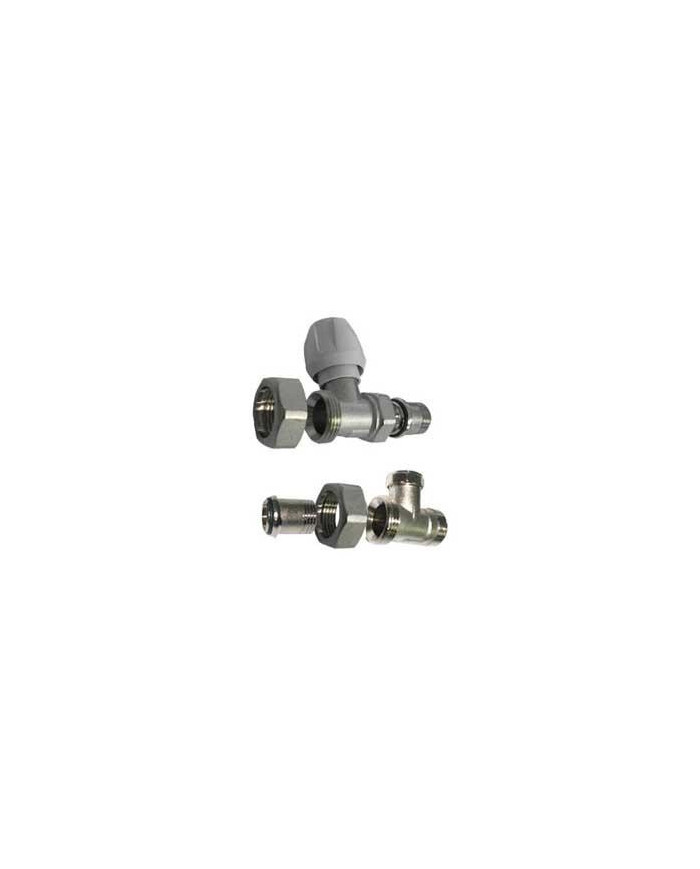 JGO. VALV  RECTA  +  UNION RECTA REGULACION CU 1/2",16MM C/ADAP