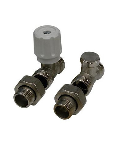 JGO. VALV RECTA + UNION RECTA REGULACION PEX 16 C/ADAPTADORE