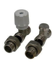 JGO. VALV RECTA + UNION RECTA REGULACION PEX 16 C/ADAPTADORE