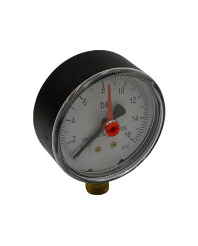 MANOMETRO RADIAL 0-16 BAR D 60X1/4"