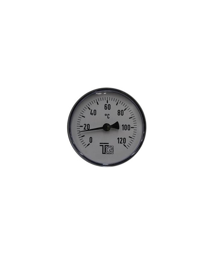 TERMOMETRO INMER AXIAL 0-120ºC D 60 MM,L 50,1/2"