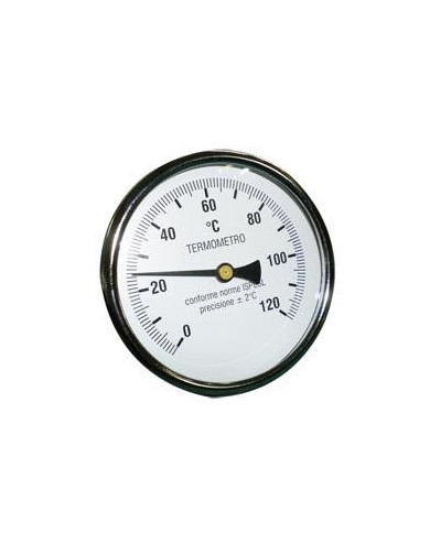 TERMOMETRO INMER AXIAL 0-120ºC D 100MM, L100MM, 1/2