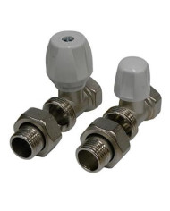 JGO. VALV RECTA + UNION RECTA REGULACION 1/2 HI