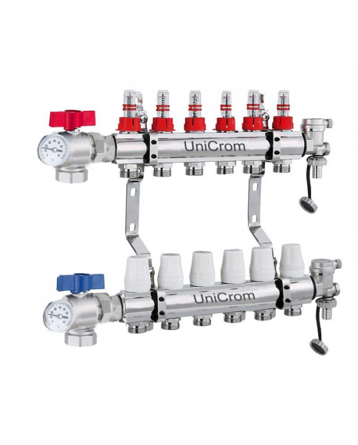 COLECTOR KIT/FULL UNICROM C/REG  1",HI X 6V PEX 20