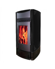 ESTUFA PELLET VERONA 9 KW NEGRA