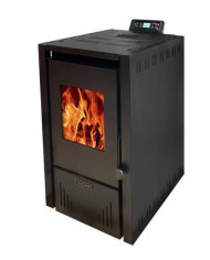 ESTUFA PELLET AMALFI 6 KW NEGRA