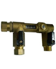 FLUJOMETRO 1/2 HE X 3/4 HI 1 - 3,5 L/MIN