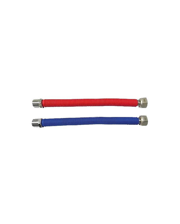 KIT TUBOS CORRUG. INOX-PVC EXT. 25 A 50CM.1/2"HEHI